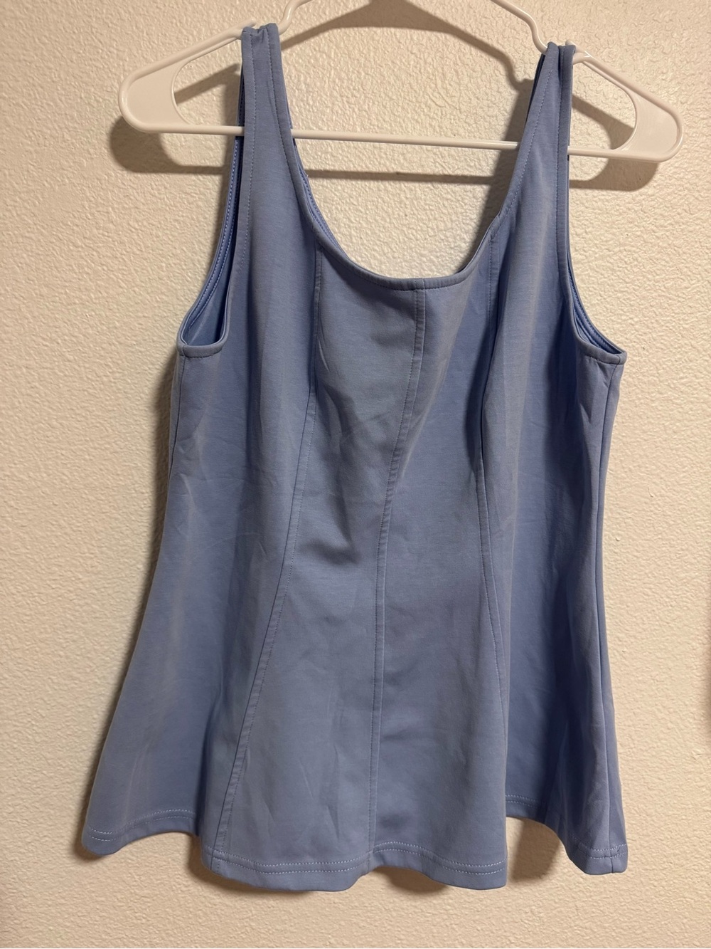 Women’s Scoop Neck Tank Top in Light Blue